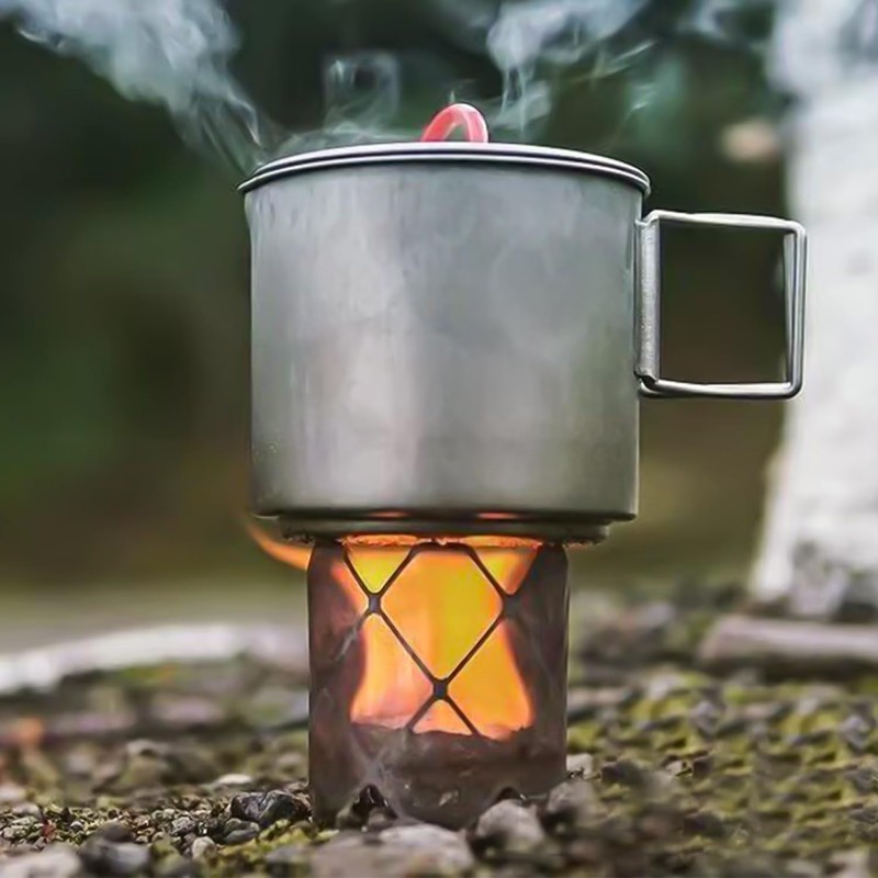 TXIYLJ Alcohol Stove, 2 in 1, Stainless Steel Mesh Stove,