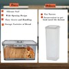 Bread Box Bread Boxes with Lid for Kitchen Counter, Airtight