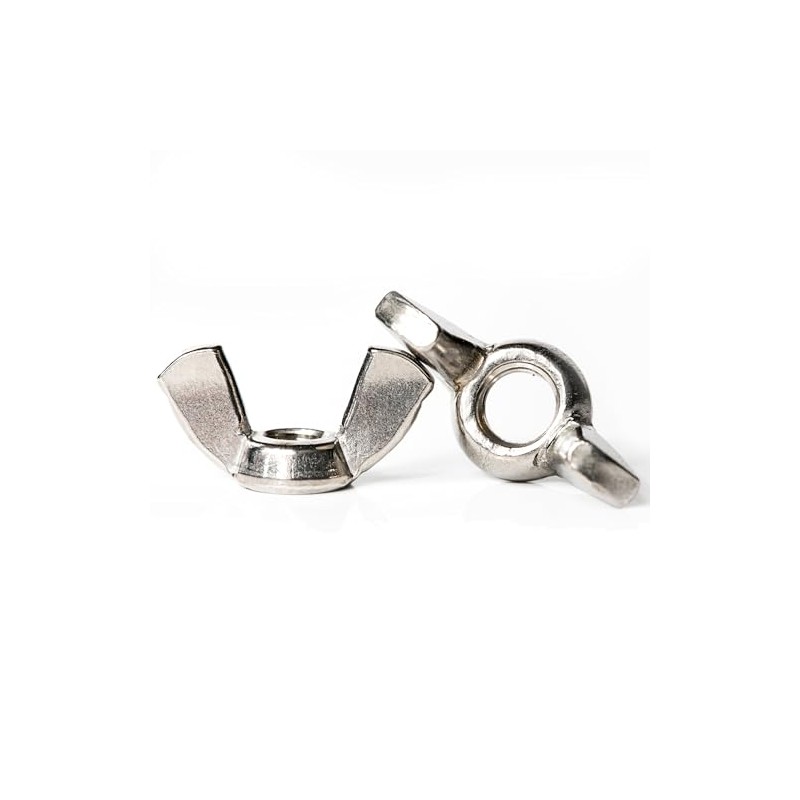 M6 Wing Nuts Butterfly Nut Thumb A2 Stainless Steel (Pack