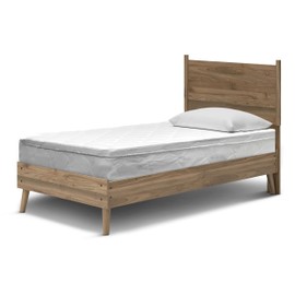 Twin XL Mattress - 10 Inch Cool Comfort Foam & Spring Hybrid Mattress with Breathable Organic Cotton Cover - Quilted Soft Tight Top - Rolled in a Box - Oliver & Smith