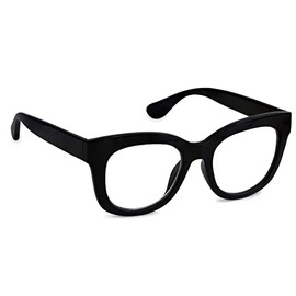 Peepers by PeeperSpecs Peepers by PeeperSpecs Oprah's Favorite Women's Center Stage Oversized Blue Light Blocking Reading Glasses - Black +3.00