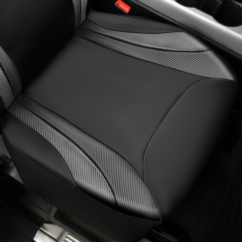 CAR PASS Premium Carbon Fiber Leather Car Seat Covers Full