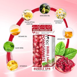 Remojo de pies con spa de pedicura: el juego de cuidado de pies 4 en 1 es ideal para pieles secas, ásperas, agrietadas y con líneas finas. Use este spa de pies para energizar y nutri