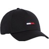 Tommy Jeans Unisex Tju Flag Cap Cap, Black 660-910, One