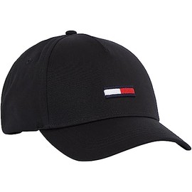Tommy Jeans Unisex Tju Flag Cap Cap, Black 660-910, One Size