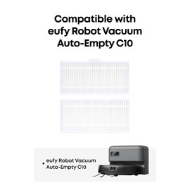 eufy Replacement Washable Filter for eufy C10, 2-Pack Included