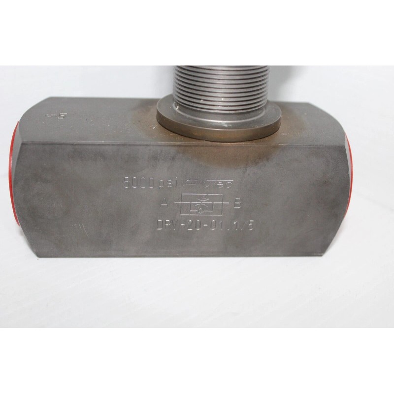 FLUTEC NEW FLUTEC DRV-20-01.1/5 FLOW CONTROL CHECK VALVE 5000PSI