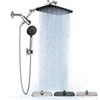 Veken Wide Rain Shower Head with Metal Main Body, High