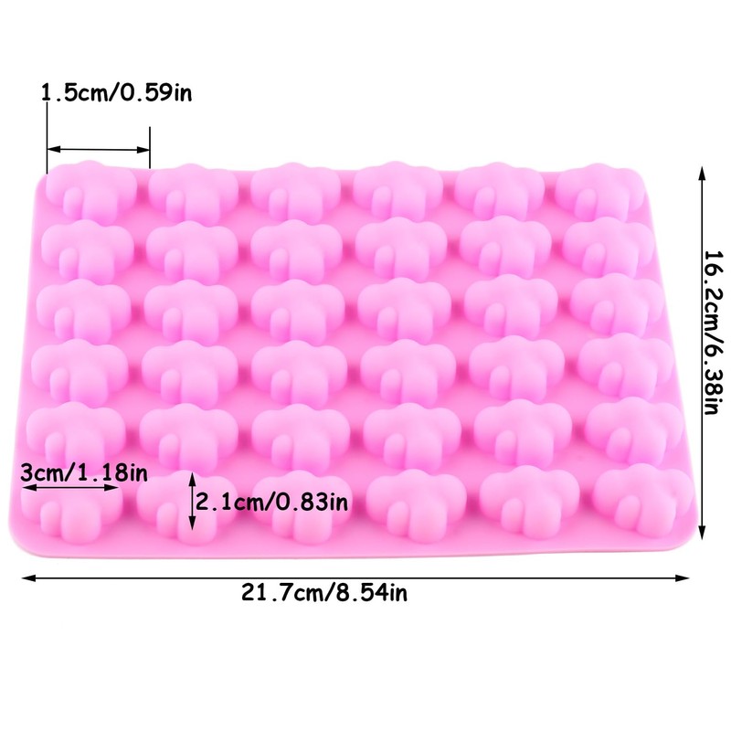 YIMINGMOLD Clouds Shaped Silicone Chocolate Molds Cloud Chocolate Mold For