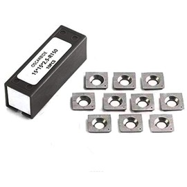 OSCARBIDE 15mm Carbide Cutters,Square Tungsten Carbide Inserts (15 x15 x2.5-R150),Replacement Cutter 6”Radius Face for Woodworking Spiral/Helical Planer Cutter Head and Wood Turning Tool 10pcs
