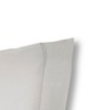 Plain Dyed Cotton Percale Grey 200TC Housewife Pillowcases 50 x