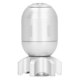 Fingertip Gyroscope Toy Stimulation Aluminium Alloy Reduce Anxiety Portable Realistic Fingertip Gyroscope Silver