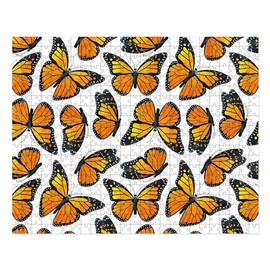 CafePress Monarch Butterfly Pattern Large Puzzle, 500 pcs.