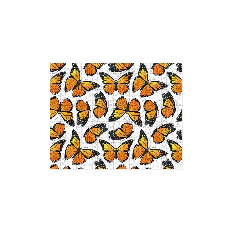 CafePress Monarch Butterfly Pattern Large Puzzle, 500 pcs.