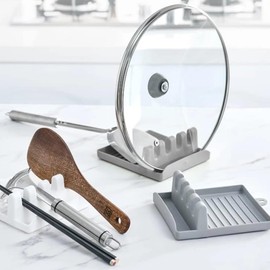 Itisyou Pot Pot Stand Ladle Rest Pot Lid Stand Vegetable Chopsticks Rest Pot Spoon Holder Kitchen Tool Stand Cookware Holder Anti-slip Spoon Rack Multipurpose Chopsticks Spatula Stand Kitchen Utensils