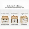 Bamboo 3-Drawer Makeup Organizer, Mortise & Tenon Vanity Box Desk