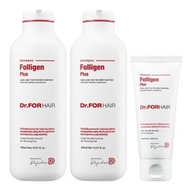 Doctor For Hair Doctor For Hair Polygen Plus Shampoo 500ml x 2+70ml Set / 닥터포헤어 닥터포헤어 폴리젠 플러스 샴푸 500ml x 2+70ml 세트