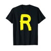Creative Bold Yellow Letter R - Design Alphabet - Marker