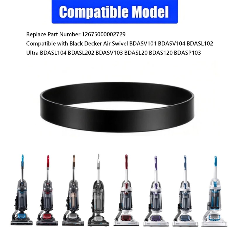 4Pcs Vacuum Cleaner Belt Compatible with Black Decker Air Swivel