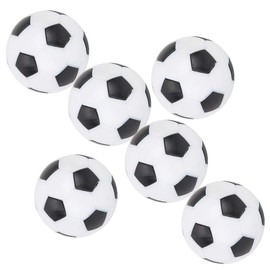 VGEBY1 Table Soccer Mini Foosball Soccer Game Table Soccer Ball Replacement Tabletop Game Black & White Soccer Ball 4pcs/6pcs(6pcs)