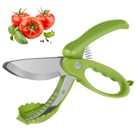 Salad Scissors Salad Chopper Vegetable Chopper Scissors for Salad Toss and Chop Salad Tongs Heavy Duty Kitchen Salad Scissors Multifunction Double Blade Salad Cutting Tool Salad Making Tools