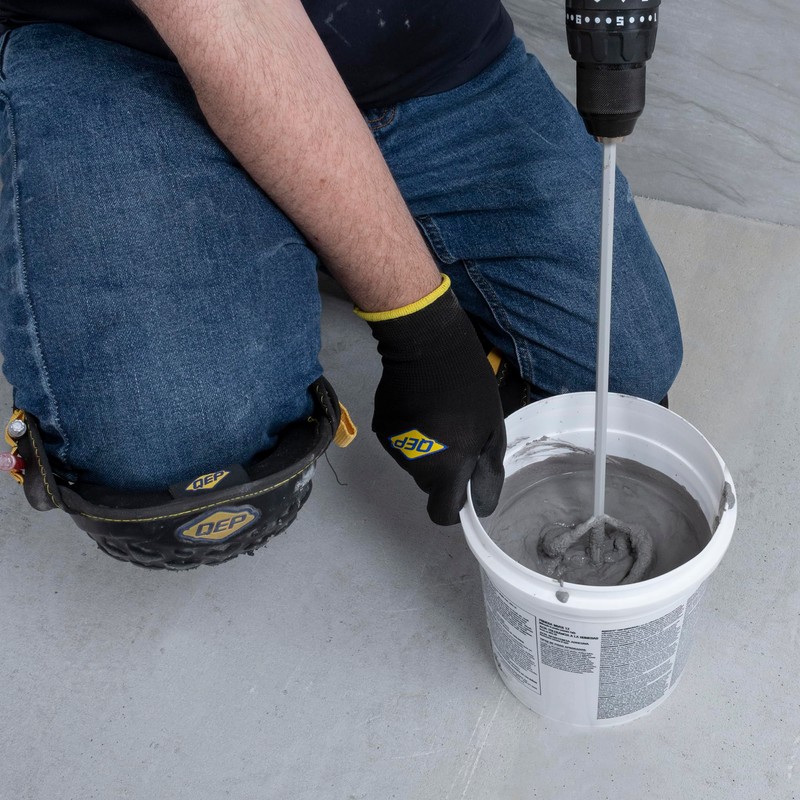 QEP 61210 16 in. Steel Universal Thinset and Grout Mixing