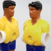 EYEPOWER 11 Football Table Figures 13mm - Brazil Yellow Blue