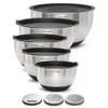 Belwares Mixing Bowls with Lids Set of 5 - Stainless