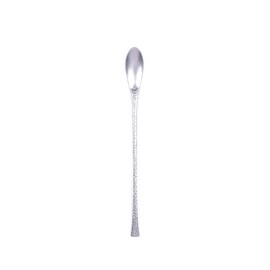 VINTAGE INOX Vintage Imperfection Long Spoon, Made in Japan, Cafe and Restaurant, Stainless Steel, Aging, Unbreakable, Dishwasher Safe, Silver