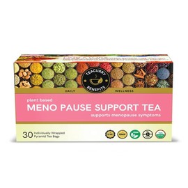 TEACURRY Meno Pause Tea (1 Month Pack, 30 Tea Bags) - Help in Women Wellness, Manage Meno Pause Symptoms - Sweet & Earthy Taste