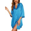 Ekouaer Camisones de satén para mujer, ropa de dormir de