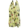 Wrapables Chiffon Under the Sea Fish Pattern Long Scarf, Yellow
