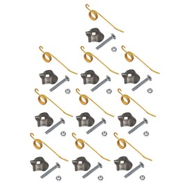 RAParts (20) Teeth w/Brackets Fits New Holland Hay Rake 55 56 57 256 258 64562 792493