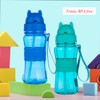 Sigdio Drinking Bottle for Children with Straw BPA Free Children's