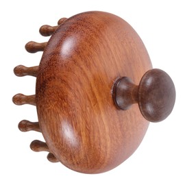 IWOWHERO Natural Wood Scalp Massager Head Massage Comb Wooden Brush Scalp Care Tool Brush