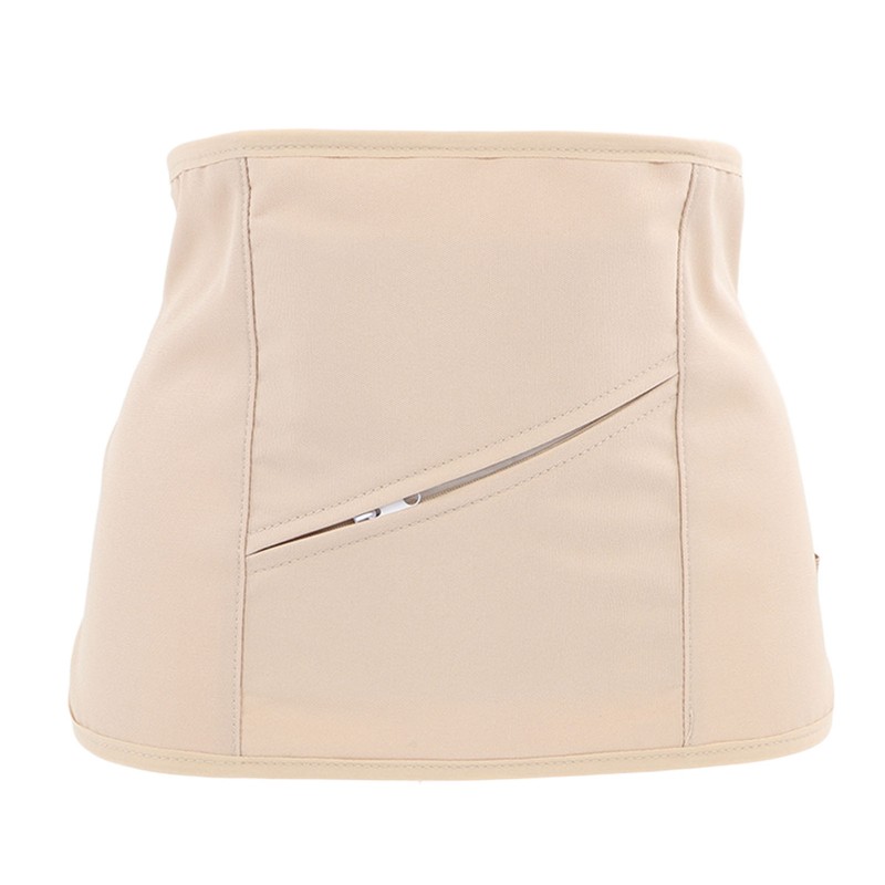 2pcs Castor Oil Stomach Pack Reusable Zipper Pocket Less Mess