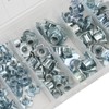 80Pcs T Nuts Carbon Steel Galvanized Layer Rust Resistant Sturdy
