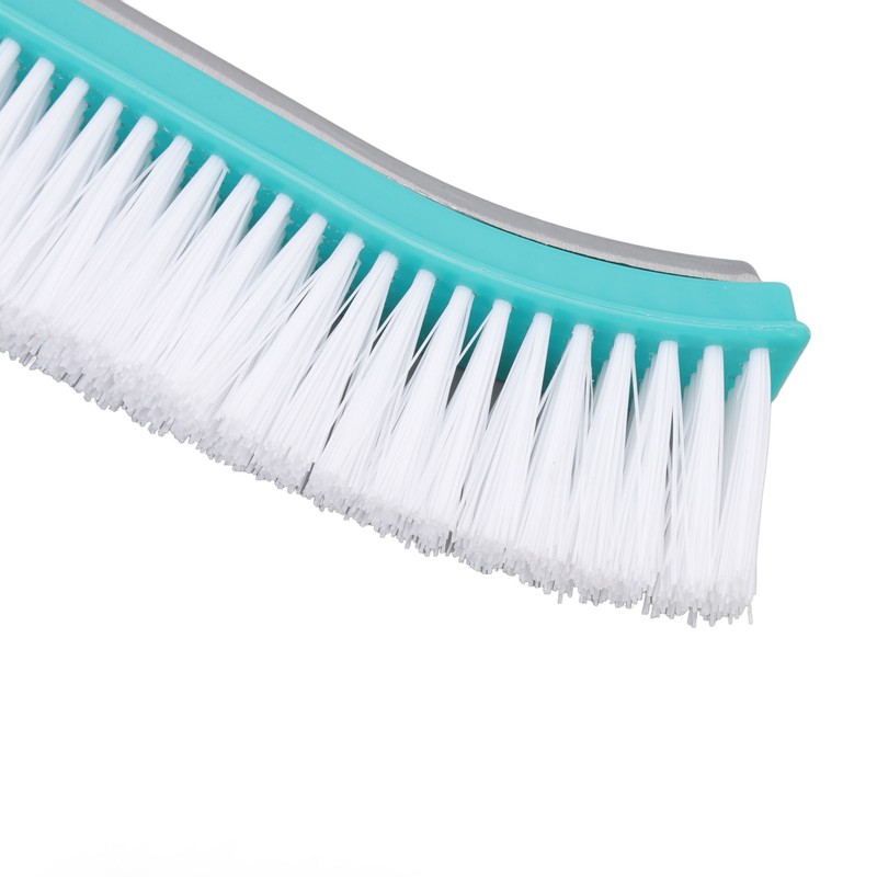 18in Swimming Pool Brush Plastic Nylon Stainless Steel Cleaning Tool