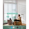 Yoolax Motorized Blinds with Remote, Electric Zebra Blinds for Indoor