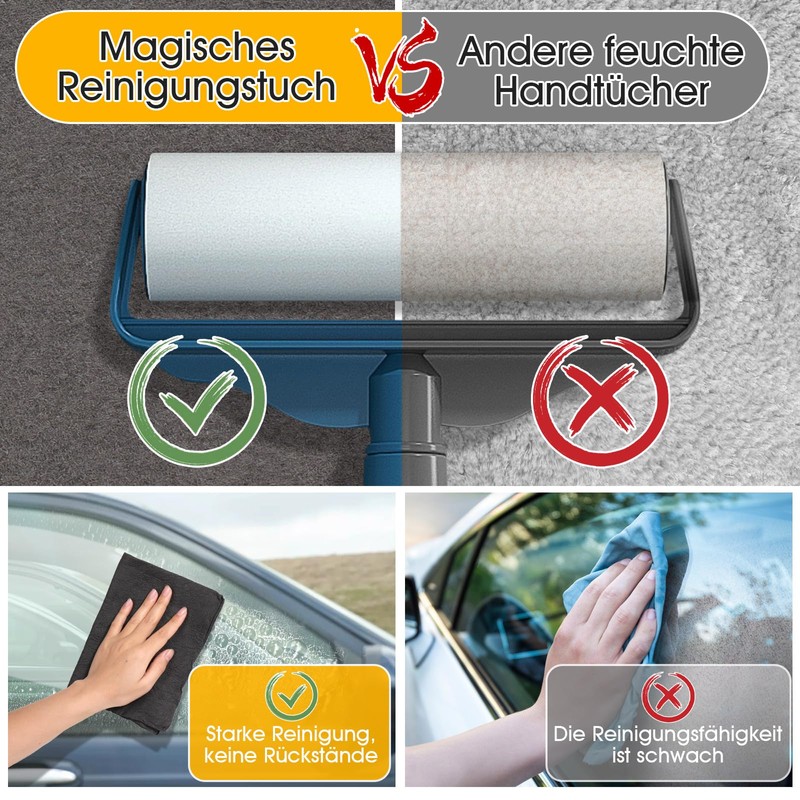 VEVOQIM Thickened Magic Cleaning Cloth Reusable Microfibre Magic Cleaning Cloth