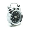 TFA Dostmann Analoger Mini-Nostalgie Metall Wecker, 60.1000.01, klein und handlich,