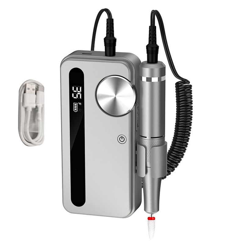 2 In 1 Electric Nail Grinder Portable Rechargeable Professional Wireless
