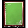 Pen+gear Pen + gear 1 Subject Spiral Notebook, 70 College