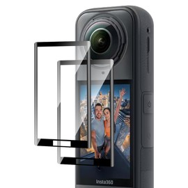 [Set of 2] Compatible Insta360 X5 Film, PET Material, Scratch Resistant, Soft, Shockproof, Full Protection, High Transmittance, Anti-Fingerprint, Easy Installation, Waterproof, Bubble Free, Protective