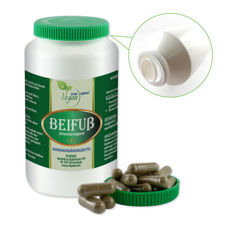 Vitadeal Vegan® Mugeat Herb (Artemisia vulgaris) 180 Capsules, Each 370