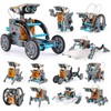 Solar Robot Kit, 12-in-1 Educational STEM Science Experiment Toys, Solar
