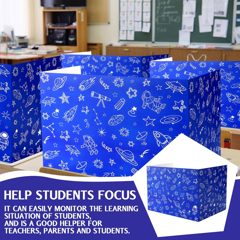 Harloon 24 Pcs Privacy Boards for Student Desk Dividers for