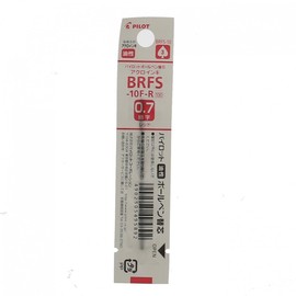 Pilot BRFS-10F-R Permanent Ballpoint Pen Refills, Acro Ink, Assorted Colors, 0.7, Fine Point, Red, Set of 10