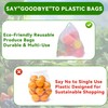 Rayakt 8-Pack Reusable Mesh Produce Bags - 30x35cm Eco-Friendly See-Through