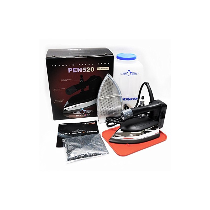 PEN520 Penguin Industrial Gravity Feed Electric Steam Iron with Shoe